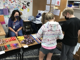 Mrs. Young’s class rewards excellent behavior