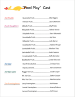 Fowl Play Cast