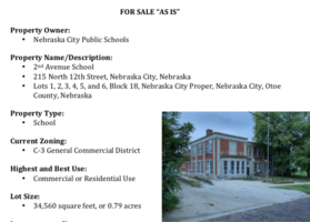 NOTICE OF PROPOSED SALE: 2nd Avenue School