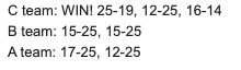 Volleyball results