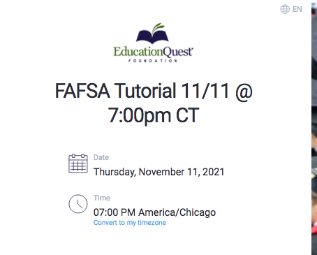 FAFSA Tutorial